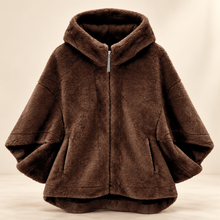 Load image into Gallery viewer, Espresso Comfort Hooded Cape