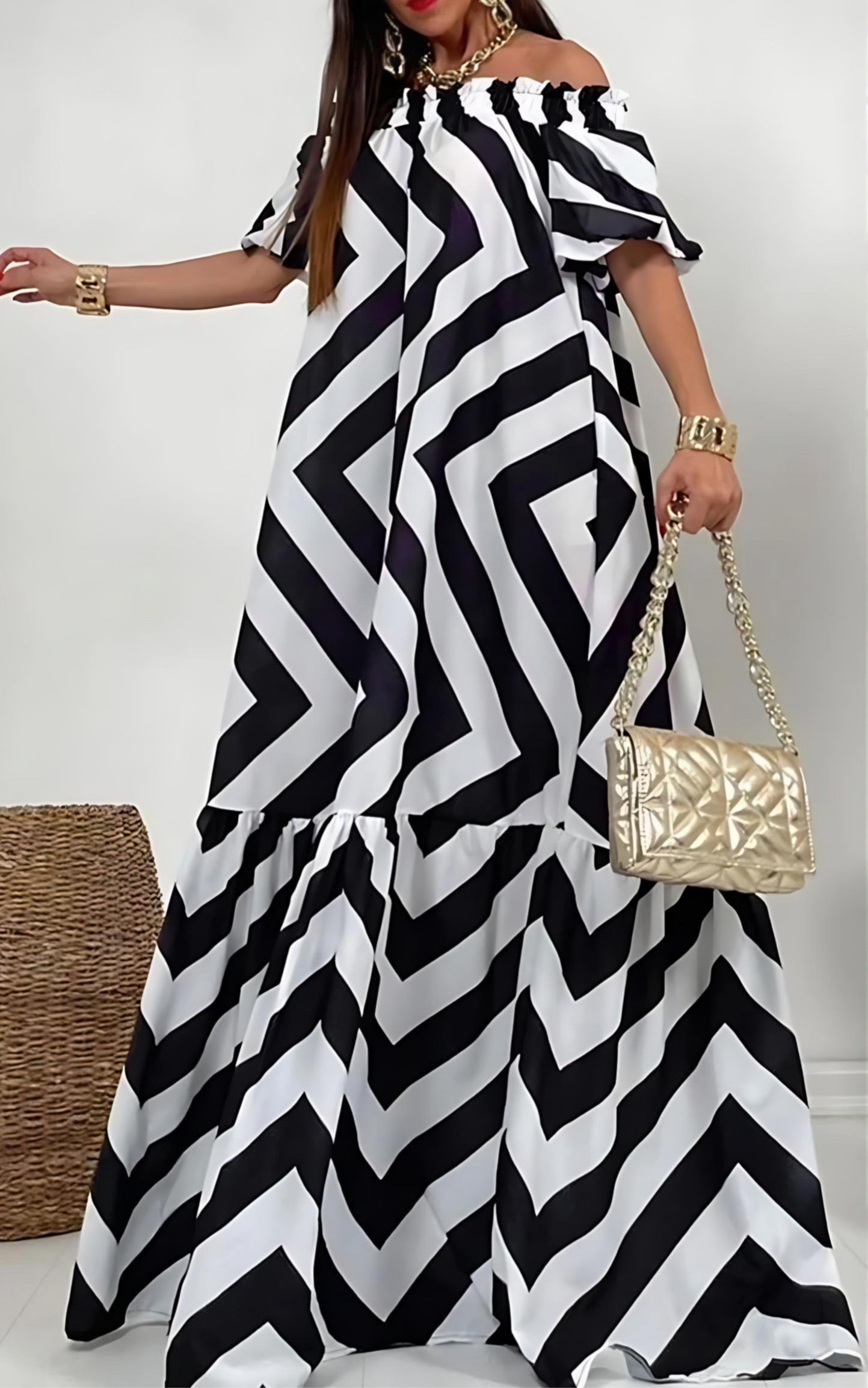 Part Maxi-Black/White