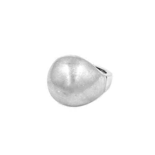 Oversize Silver Stretch Ring