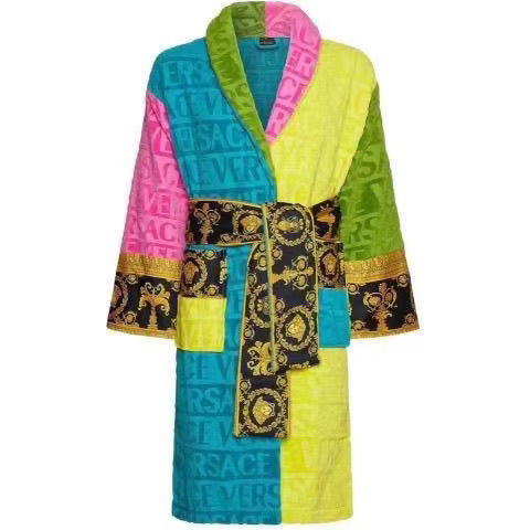 Multi Color Plush Robe