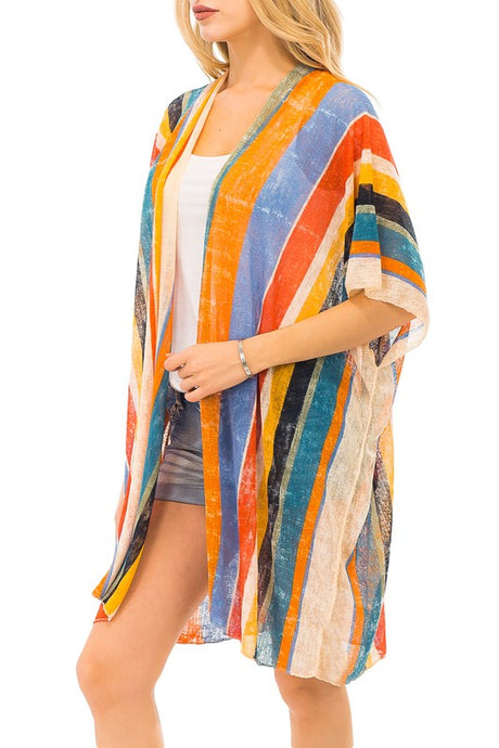 Boho Multi Color Kimono