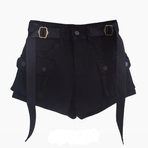 Cargo Girl Shorts- Black