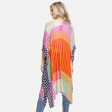 Load image into Gallery viewer, Geometric Kimono - Orange Multi