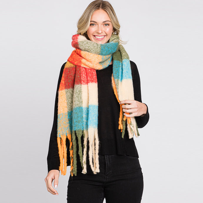 Oblong Multi Color Scarf-02