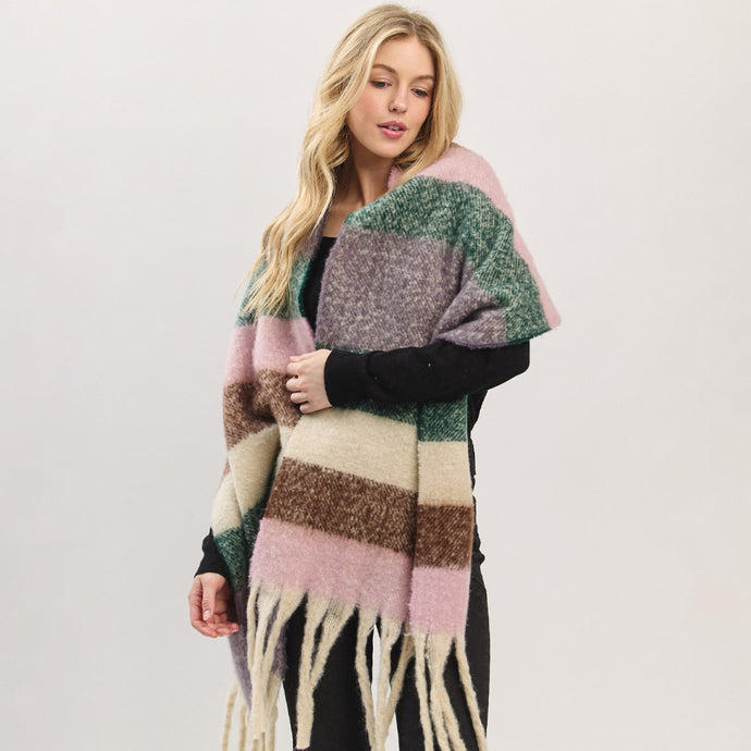 Oversize Soft  Brush Knit Scarf-03