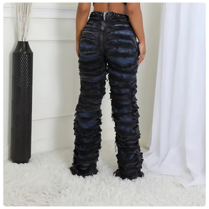Destroyed Ripped Jeans