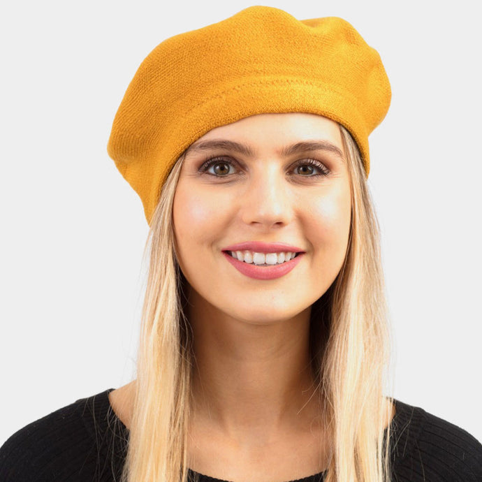 Beret18 - Mustard