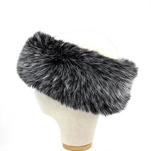 Load image into Gallery viewer, Faux Fur Headband -Dark Gray