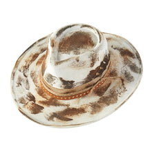 Load image into Gallery viewer, Feather Band Vintage Distressed Cowboy Fedora Hat