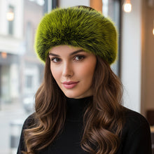 Load image into Gallery viewer, Faux Fur Headband -Lime