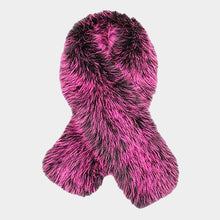 Load image into Gallery viewer, Faux Fur Scarf- Plum