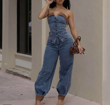 Load image into Gallery viewer, The Denim &amp; Whiskey 2 Piece Denim Set
