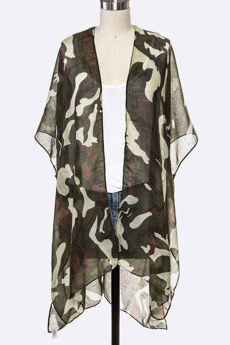 Camouflage Kimono