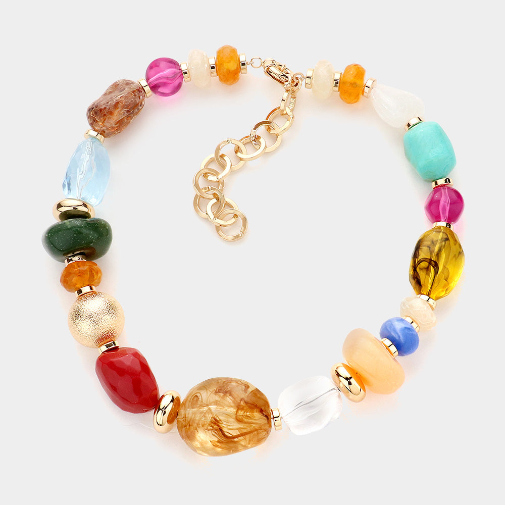 Multi Beaded Necklace