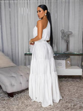 Load image into Gallery viewer, One Shoulder Maxi Dress