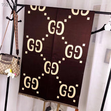 Load image into Gallery viewer, The Magic Wrap Scarf-Brown/Cream