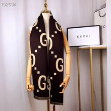 Load image into Gallery viewer, The Magic Wrap Scarf-Brown/Cream