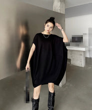 Load image into Gallery viewer, Wayback Black Dress