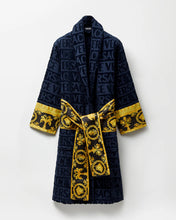 Load image into Gallery viewer, Black Plush Robe