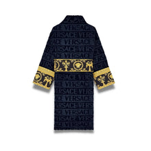 Load image into Gallery viewer, Black Plush Robe