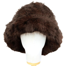 Load image into Gallery viewer, Wild Luxe Plush Hat -  Dark Brown