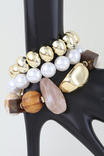 Load image into Gallery viewer, Multi Stone Beaded Statement Bracelet