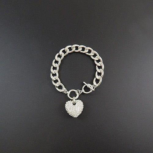 Heart Charm Bracelet