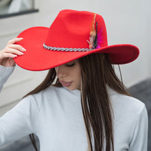 Load image into Gallery viewer, Twisted Rhinestone Paved Fedora Hat-02