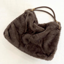 Load image into Gallery viewer, Winter Luxe Plush Handbag - Taupe