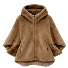 Load image into Gallery viewer, Caramel Comfort Hooded Cape