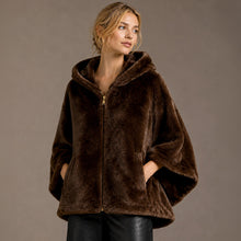 Load image into Gallery viewer, Espresso Comfort Hooded Cape