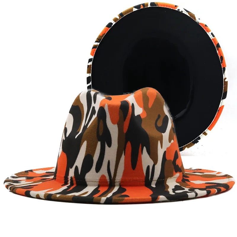 Jazzy Camouflage Fedora-02