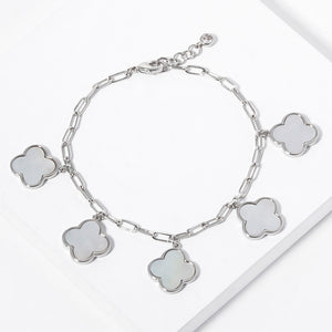 Quatrefoil Charm Bracelet