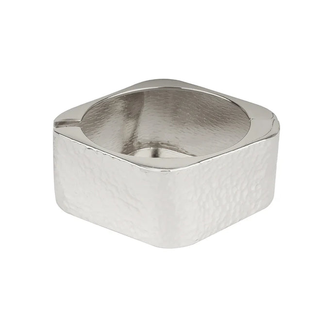 Square Bangle-Silver