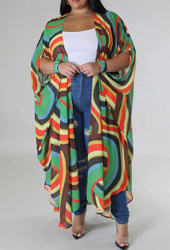 Multi Color Kimono