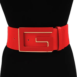 Red and Gold Stretch Belt