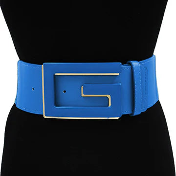 Blue and Gold Stretch Belt