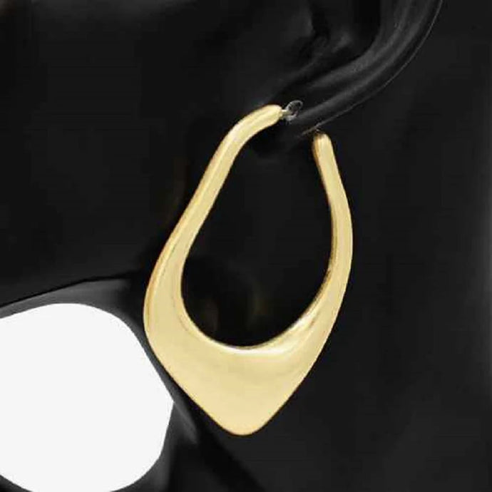Matte Gold Earrings