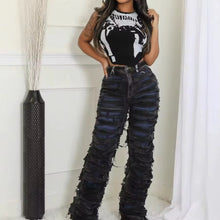 Load image into Gallery viewer, Destroyed Ripped Jeans