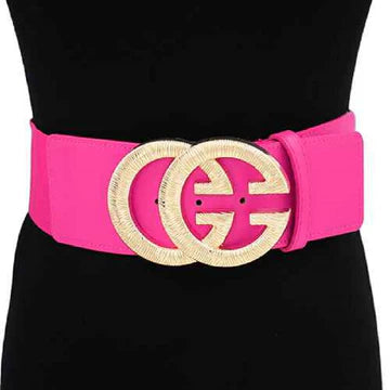 Hot Pink Stretch Belt