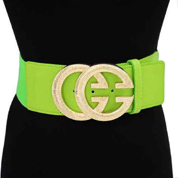 Stretch Belt - Lime Green