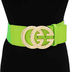 Stretch Belt - Lime Green