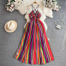 Load image into Gallery viewer, A Rainbow Vacation Sundress