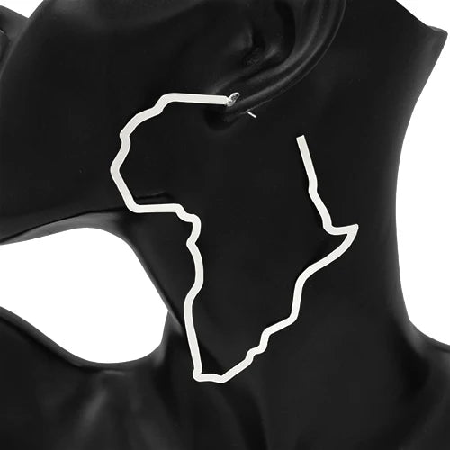 Silver Africa Earrings