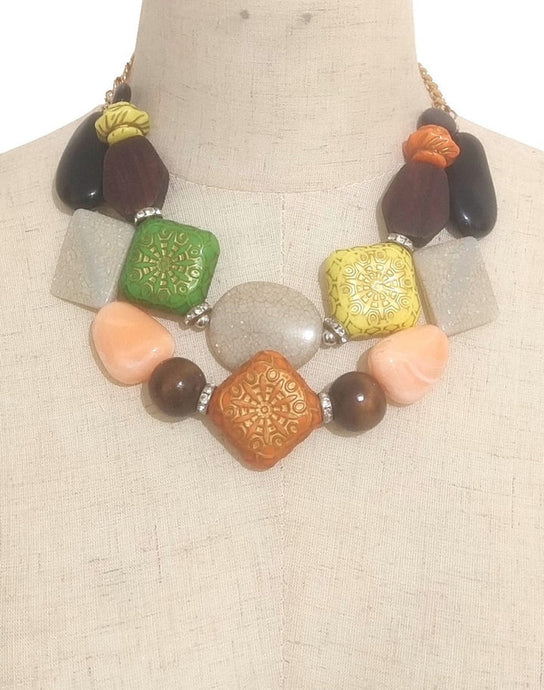 Multicolor Necklace Set