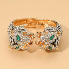 Load image into Gallery viewer, Tiger Empress Sparkle Cuff - Gold