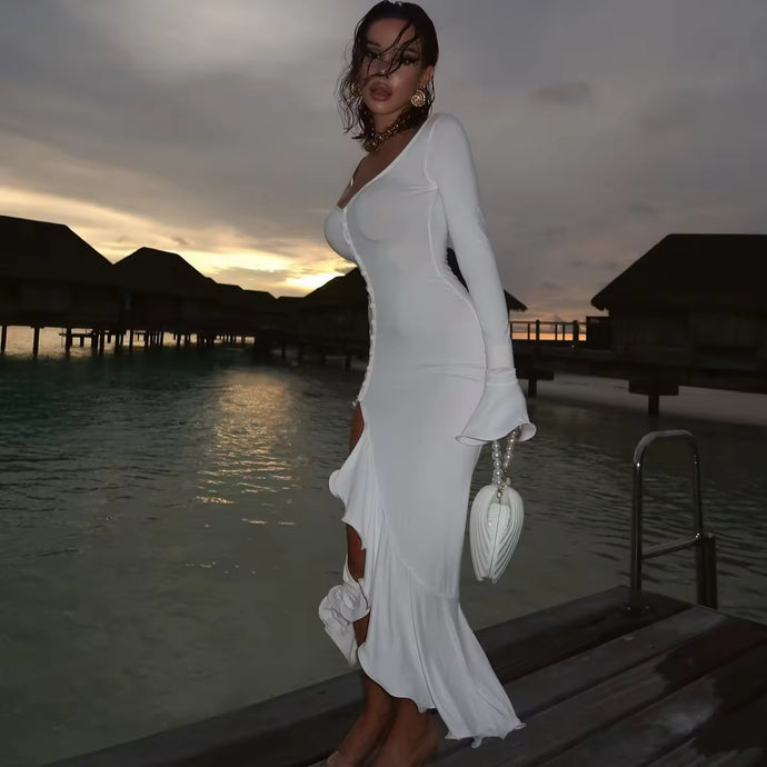 Button Down Maxi Dress
