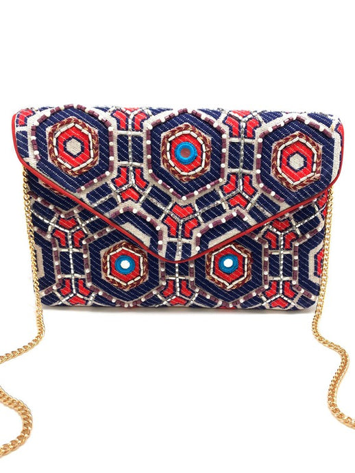 Sequin Clutch Bag