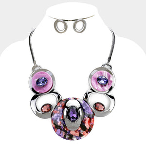 Circle Of Love - Hematite Purple