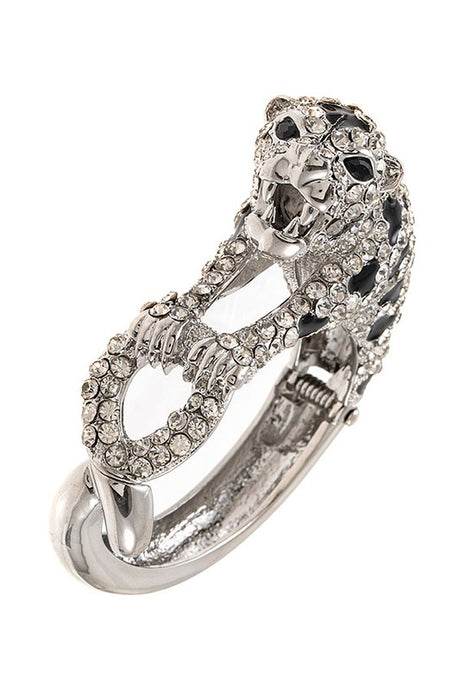 Tiger Bangle Bracelet-Silver